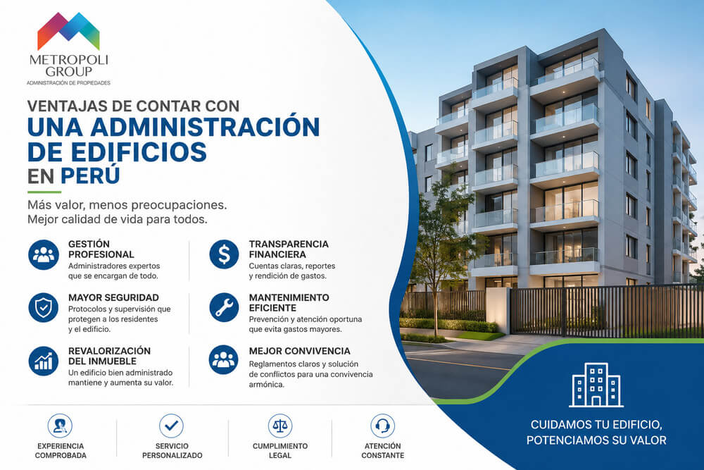 Ventajas de contar con una administración de edificios en Perú